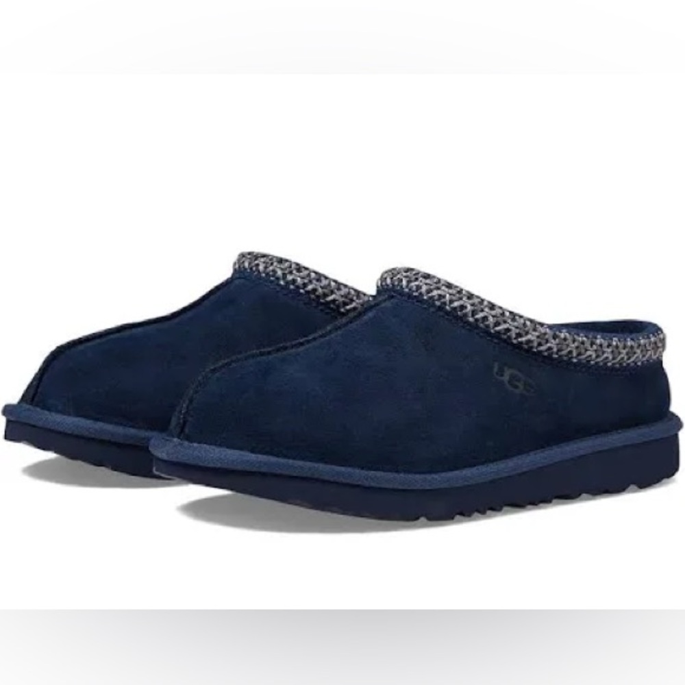 Kids Girl’s Toddler UGG Tasman II Blue Suede Slip-On Shoes Size 6